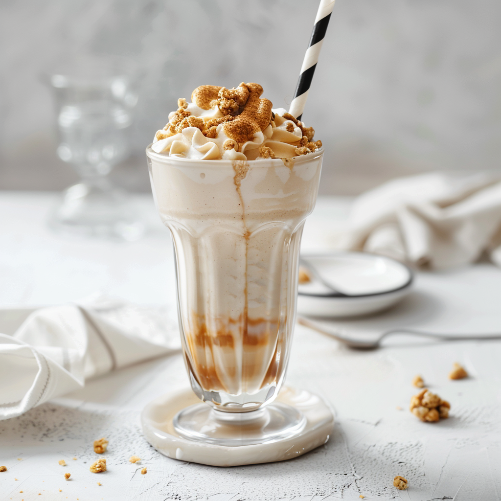 Butterscotch milkshake