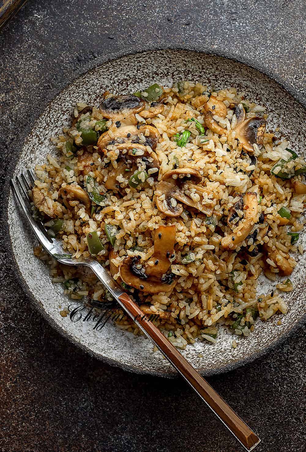 Mushroom Fried Rice