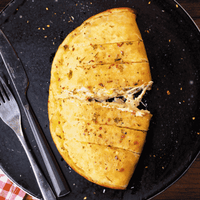 Panner tikka Garlic bread